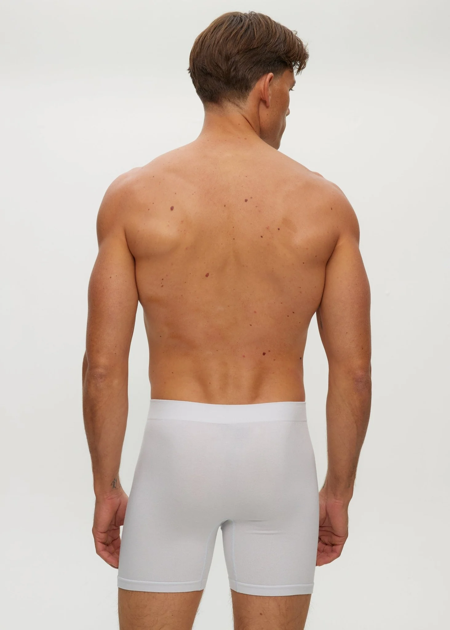 Men Seamless Cheeky Long Boxer - Image 3