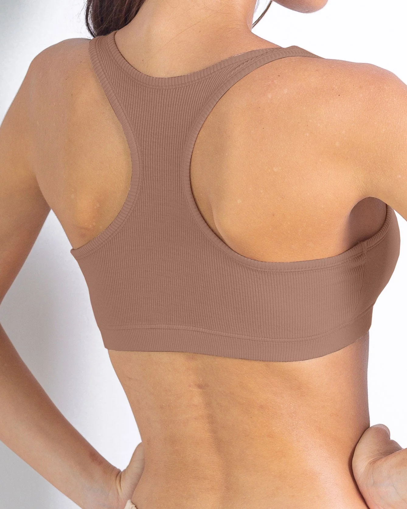 Rib Sport Bra - Image 10