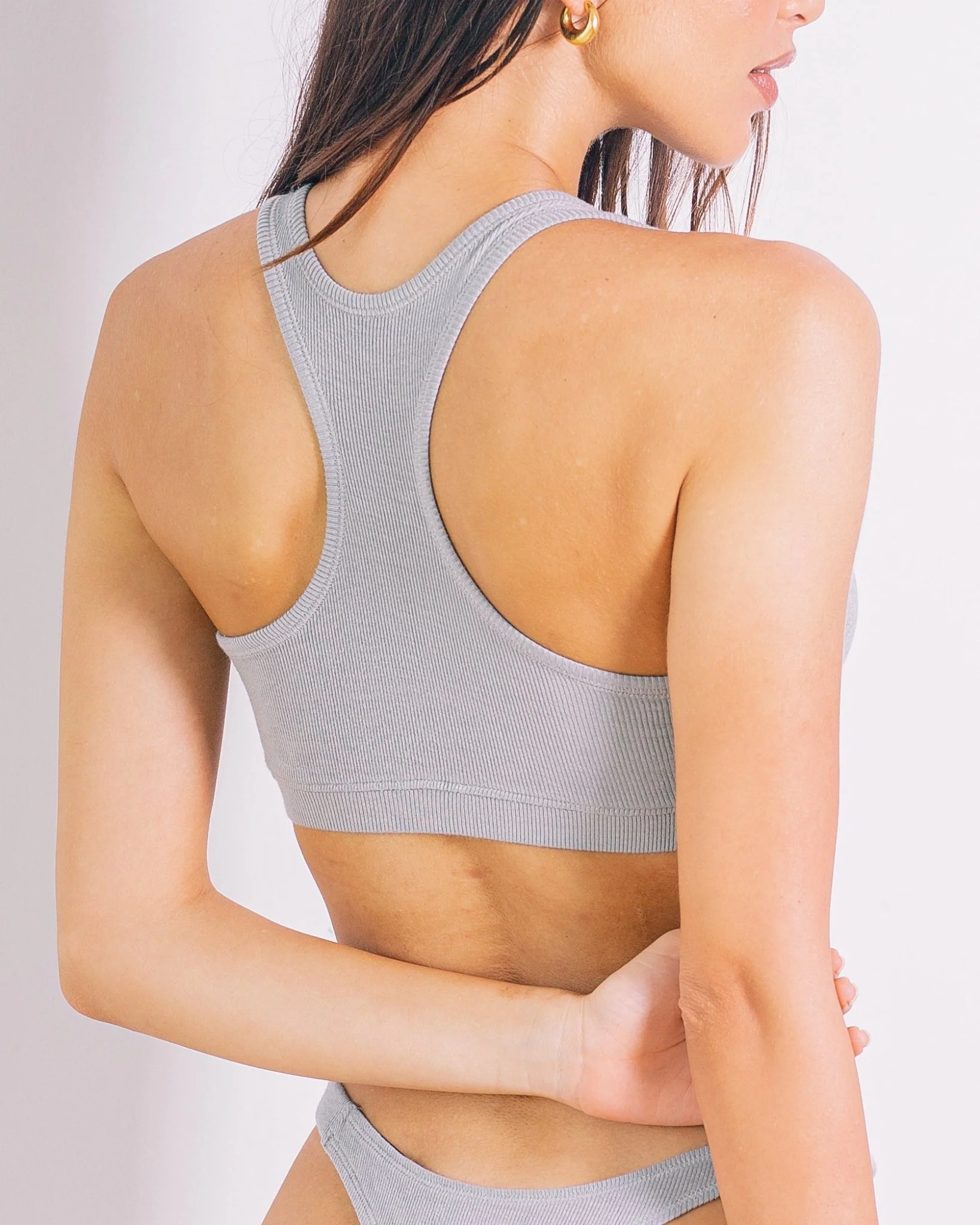 Rib Sport Bra - Image 6